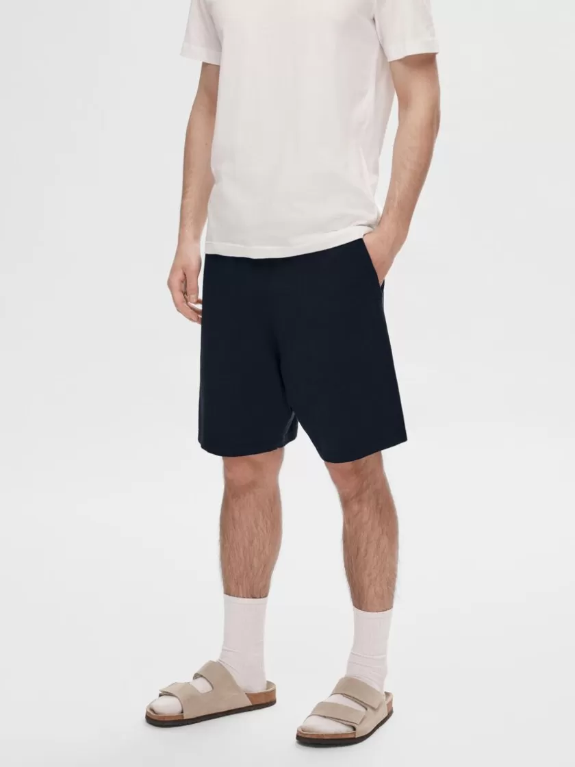 SELECTED AFSLAPPEDE SHORTS Blue Online