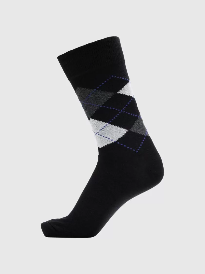 SELECTED ARGYLE STRØMPER Black Best