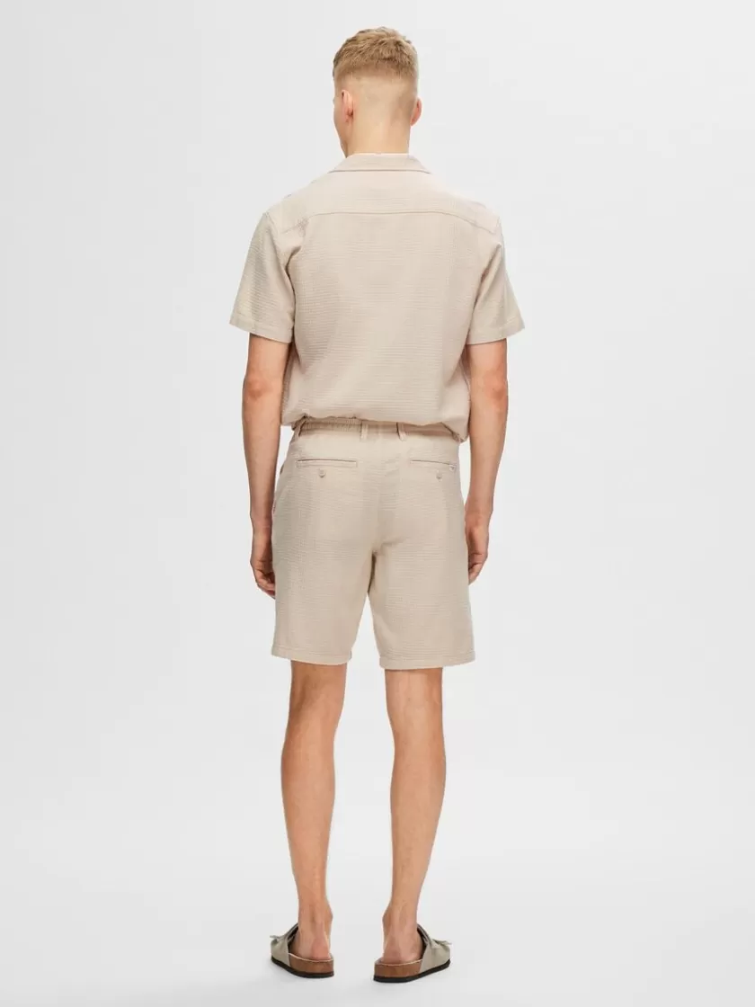 SELECTED BOMULD SHORTS Beige Shop