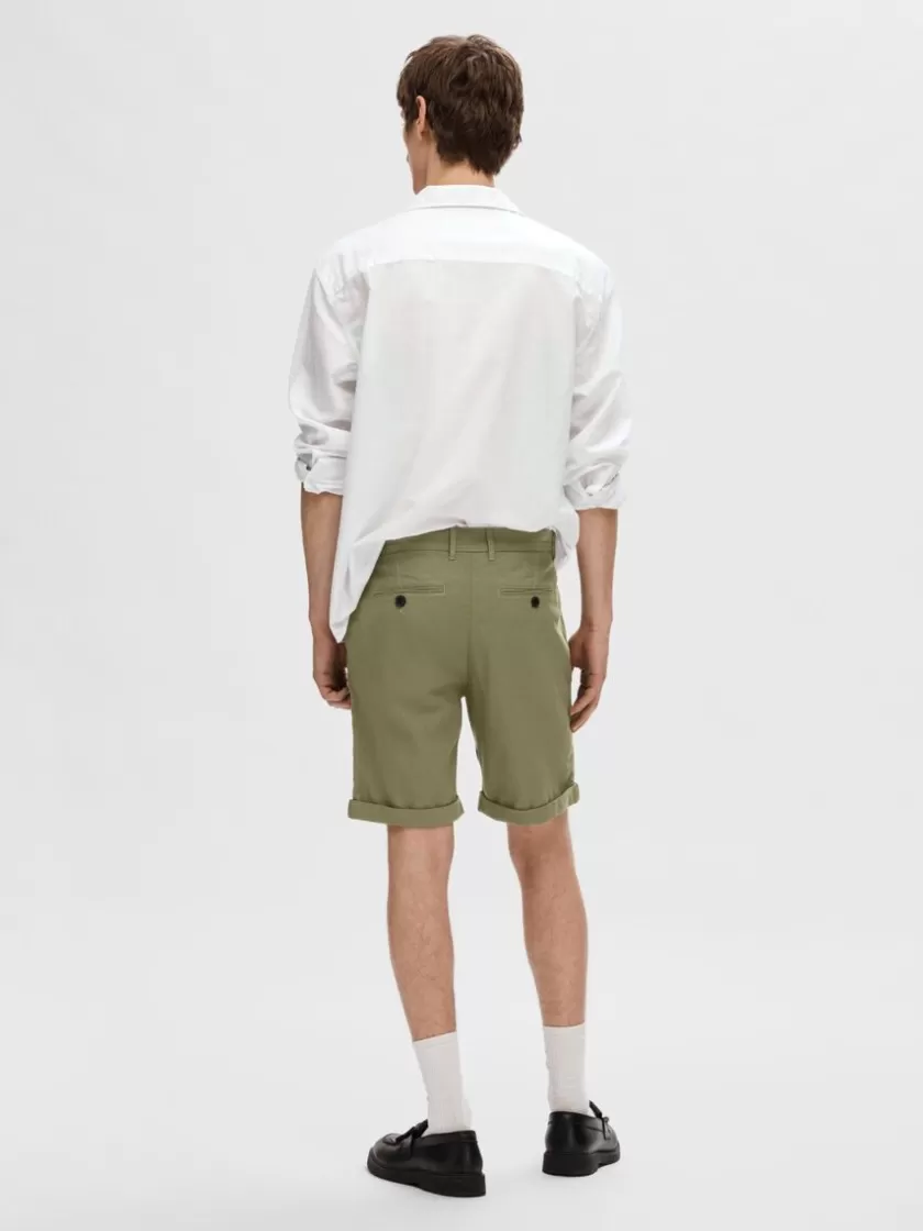 SELECTED BOMULDSFLEX SHORTS Green Sale