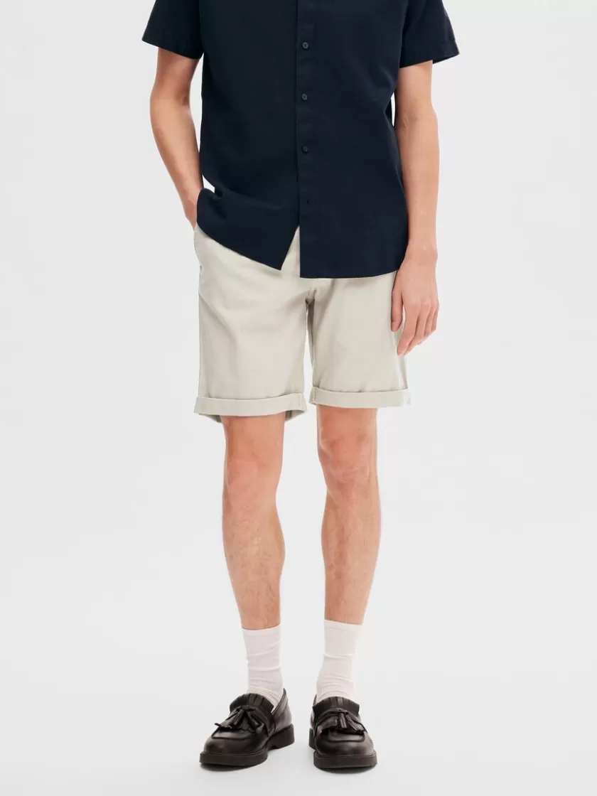 SELECTED BOMULDSFLEX SHORTS Beige Best Sale