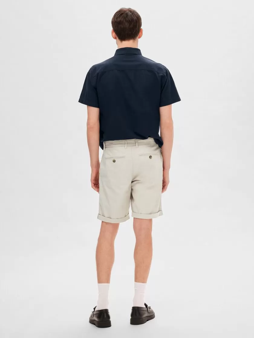 SELECTED BOMULDSFLEX SHORTS Beige Best Sale