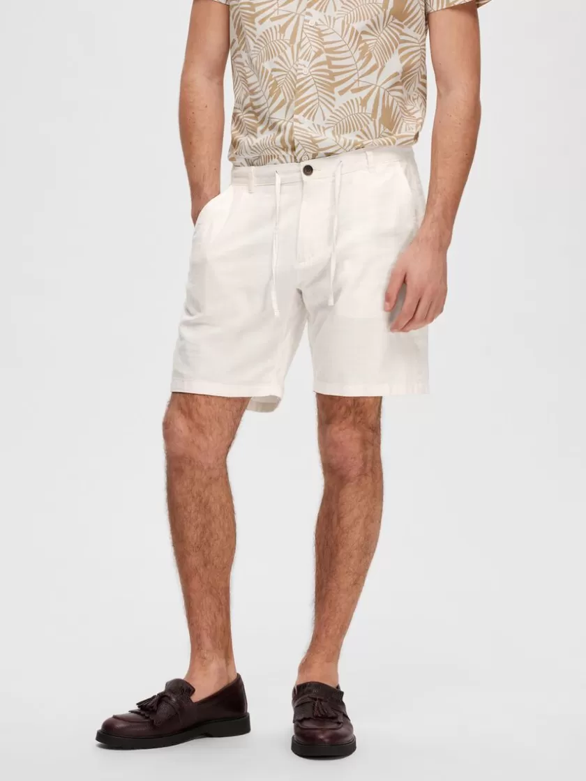 SELECTED COMFORT FIT SHORTS White Best