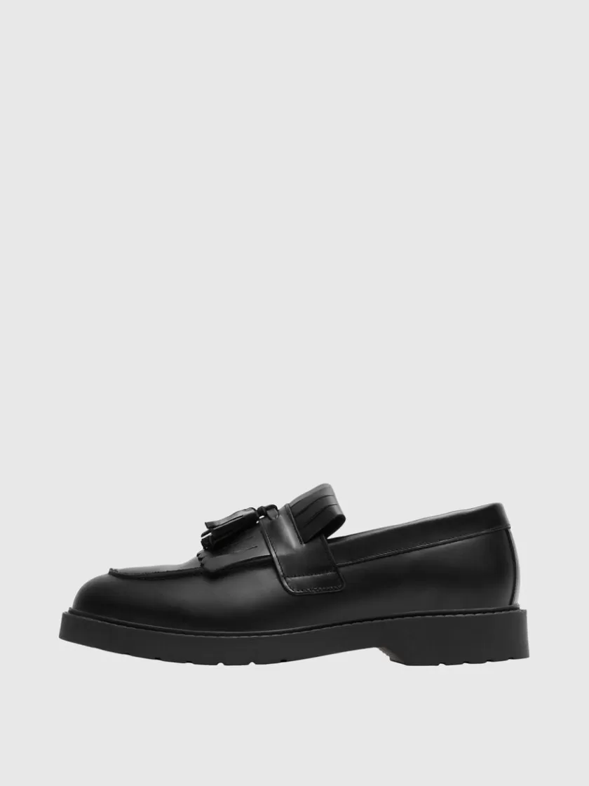 SELECTED LÆDER KILTIE LOAFERS Black Fashion