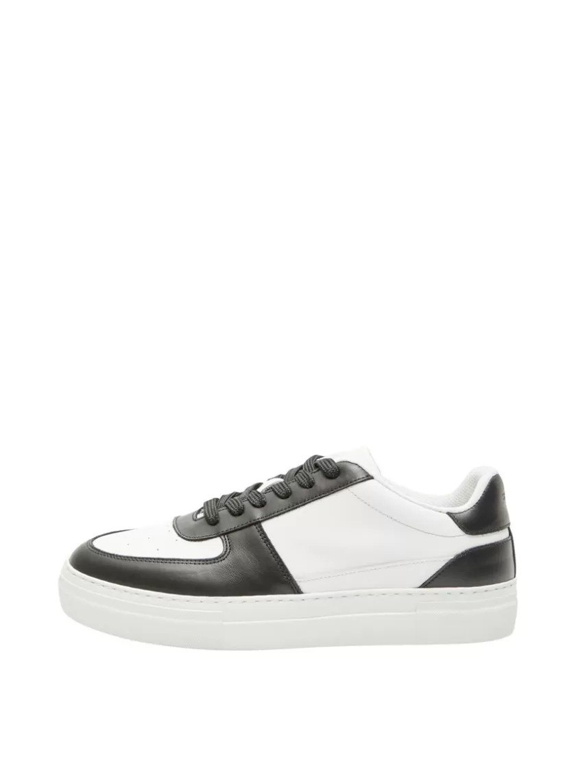 SELECTED LÆDER SNEAKERS Black Online