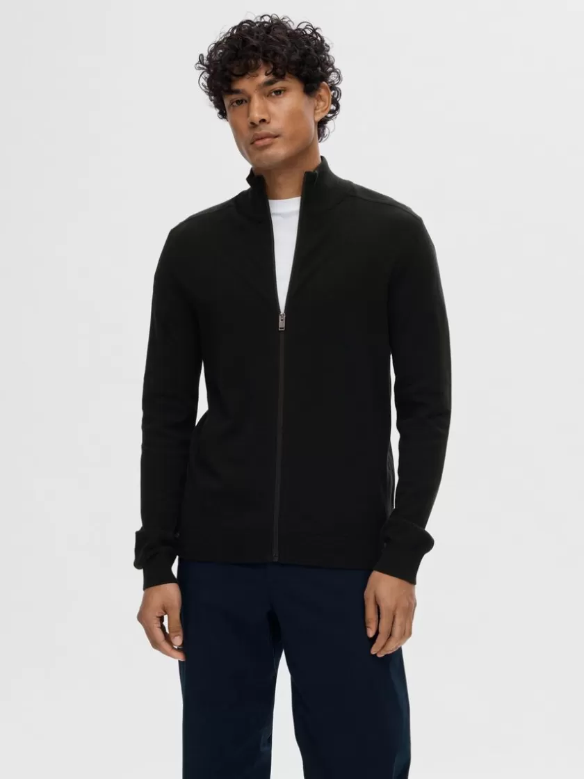 SELECTED LYNLÅS CARDIGAN Black Online