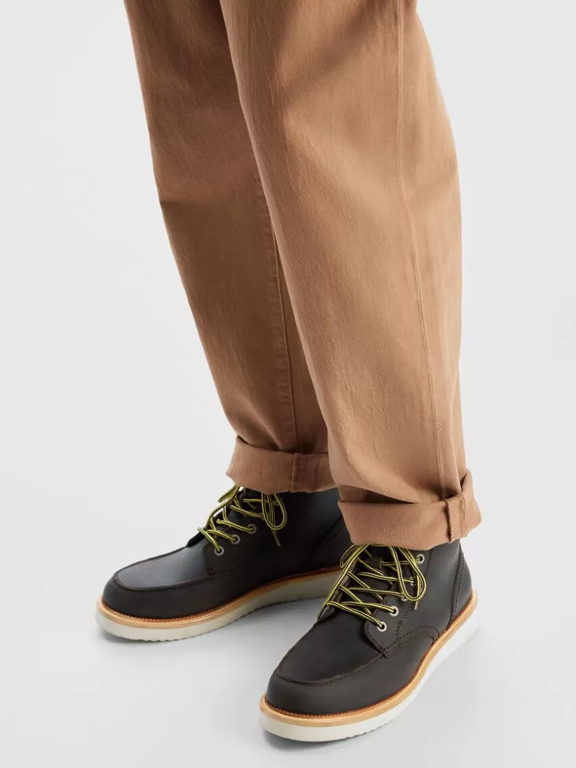 SELECTED MOC-TOE LÆDERSTØVLER Brown Discount