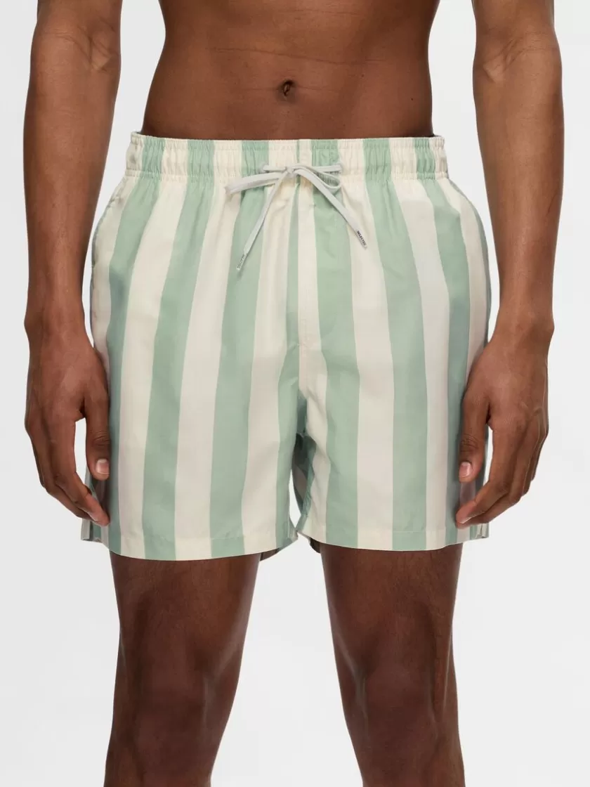 SELECTED PRINTEDE BADESHORTS Green Outlet