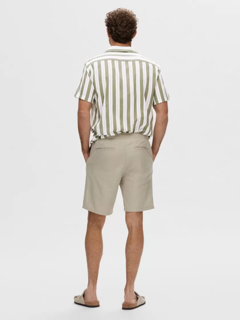 SELECTED REGULAR PASFORM SHORTS Beige Outlet