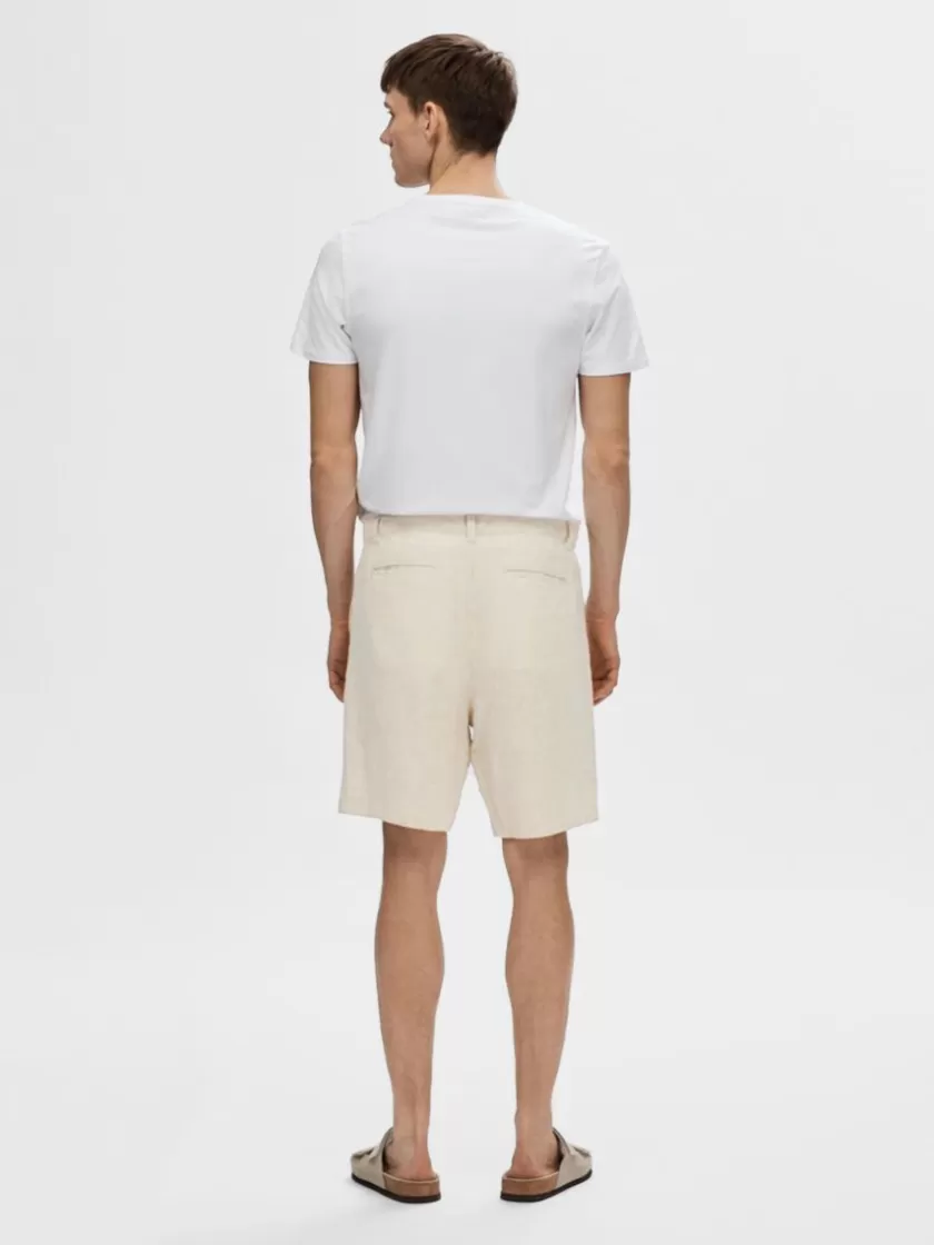 SELECTED REGULAR PASFORM SHORTS Beige Cheap