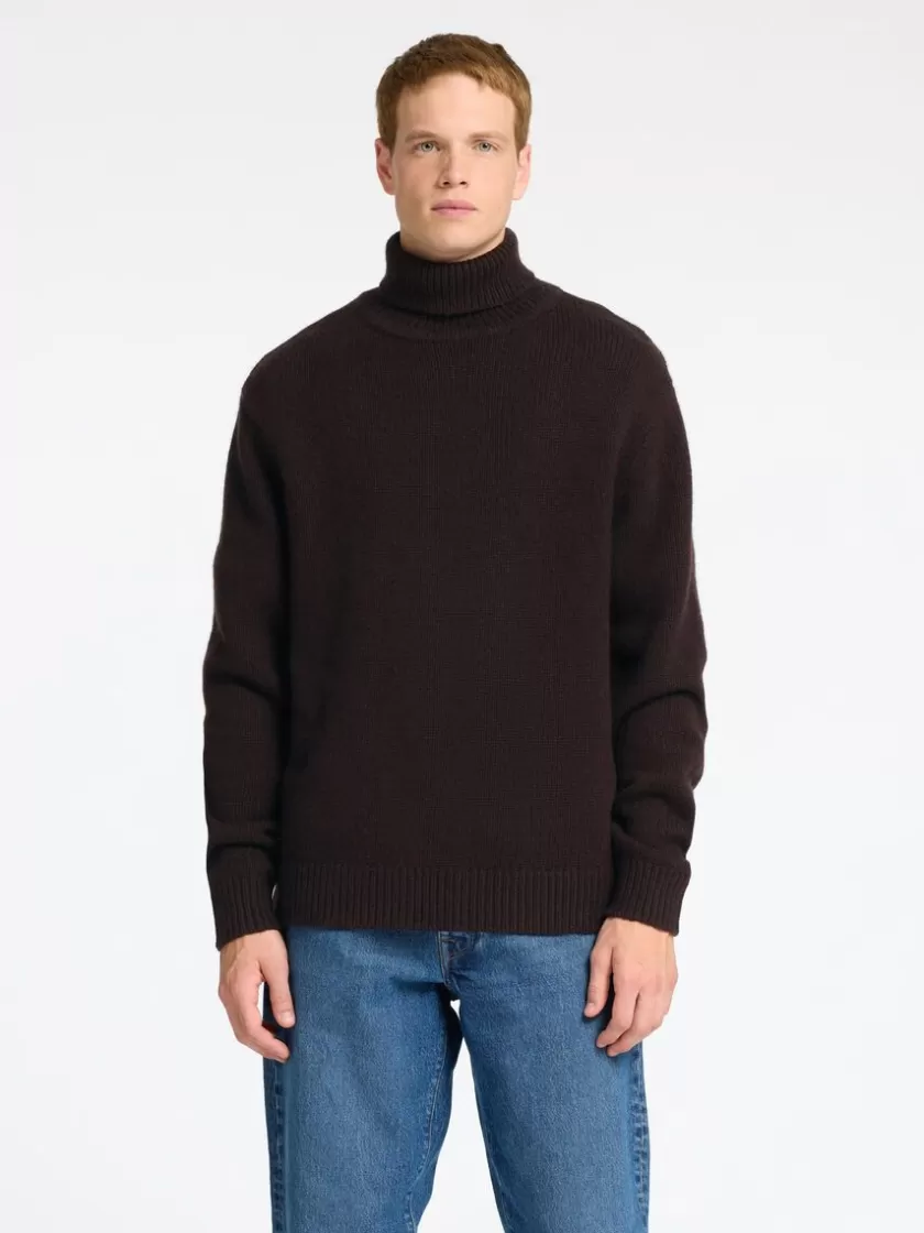 SELECTED RULLEKRAVE PULLOVER Brown Best