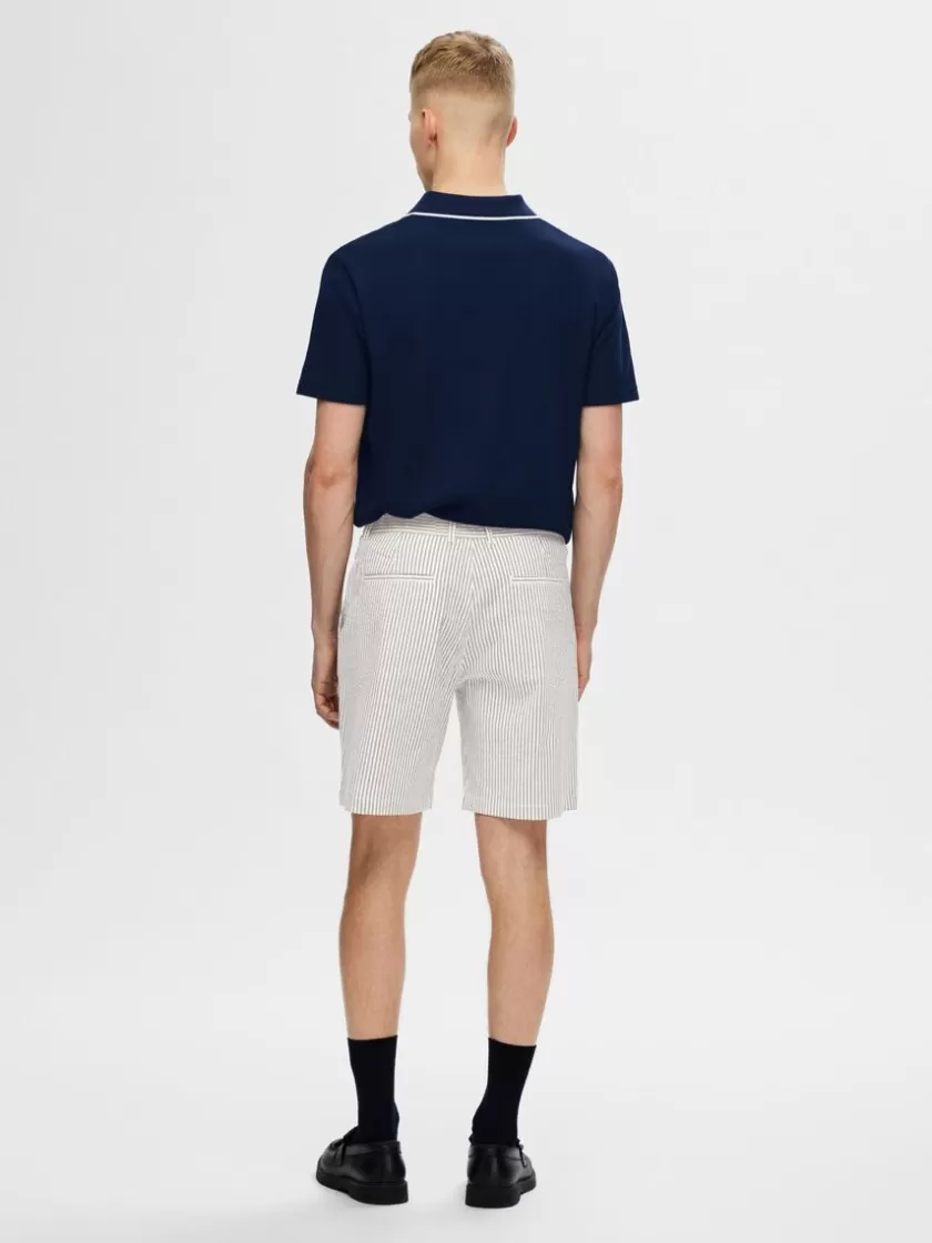 SELECTED SEERSUCKER SHORTS Blue Online