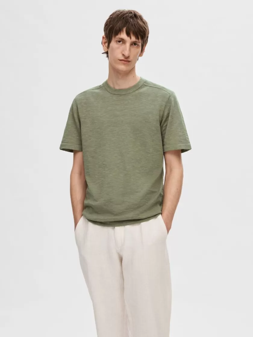 SELECTED STRIKKET T-SHIRT Green Shop