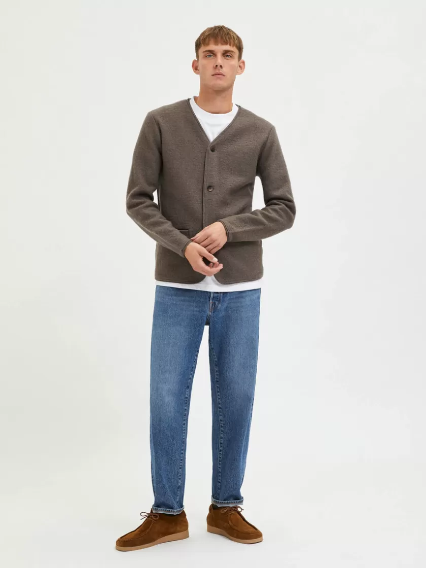 SELECTED ULD CARDIGAN Brown Discount