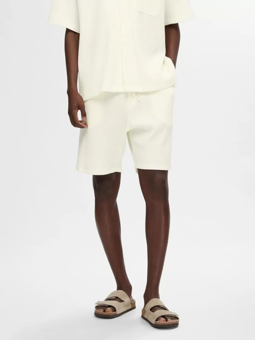 SELECTED VAFLET SHORTS White Sale